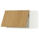 SEKTION Wall cabinet horizontal, white/Sinarp oak veneer, 24x15x15 "