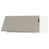 SEKTION Wall cabinet horizontal, white/Stensund beige, 36x15x15 "