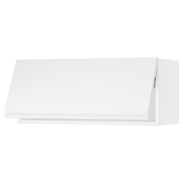 SEKTION Wall cabinet horizontal, white/Voxtorp matte white, 36x15x15 "