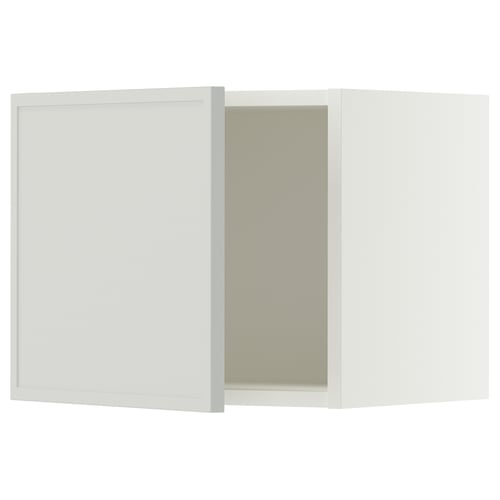 SEKTION Wall cabinet, white/Aspudden light gray, 18x15x15 "
