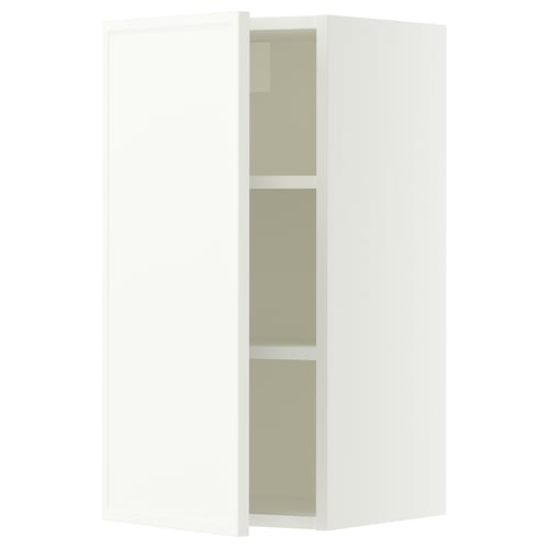 SEKTION Wall cabinet, white/Aspudden matte white, 15x15x30 "
