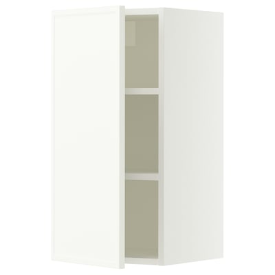 SEKTION Wall cabinet, white/Aspudden matte white, 15x15x30 "