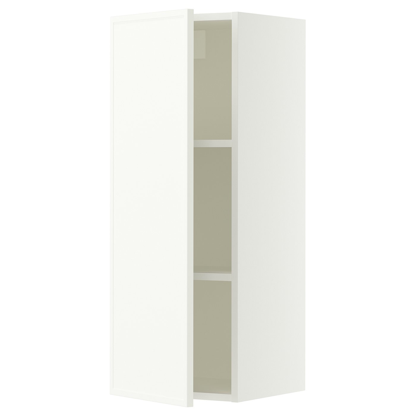 SEKTION wall cabinet, white/Aspudden matte white, 15x15x40