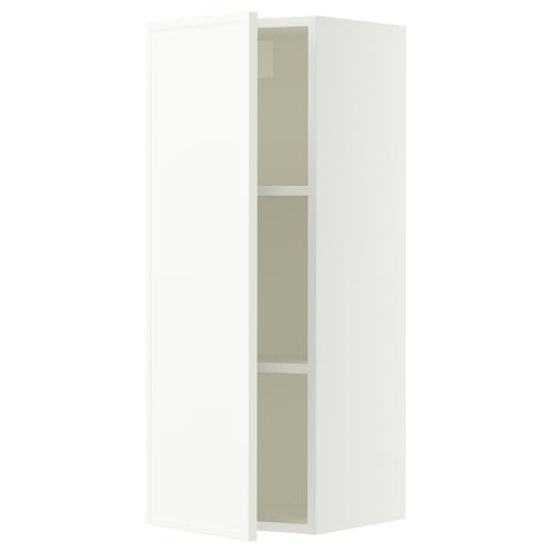 SEKTION Wall cabinet, white/Aspudden matte white, 15x15x40 "