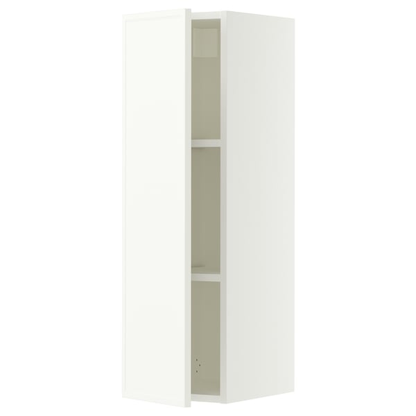 SEKTION Wall cabinet, white/Aspudden matte white, 12x15x40 "