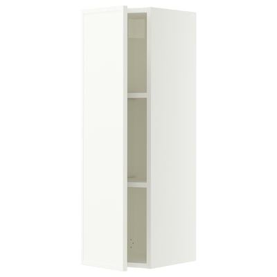 SEKTION Wall cabinet, white/Aspudden matte white, 12x15x40 "