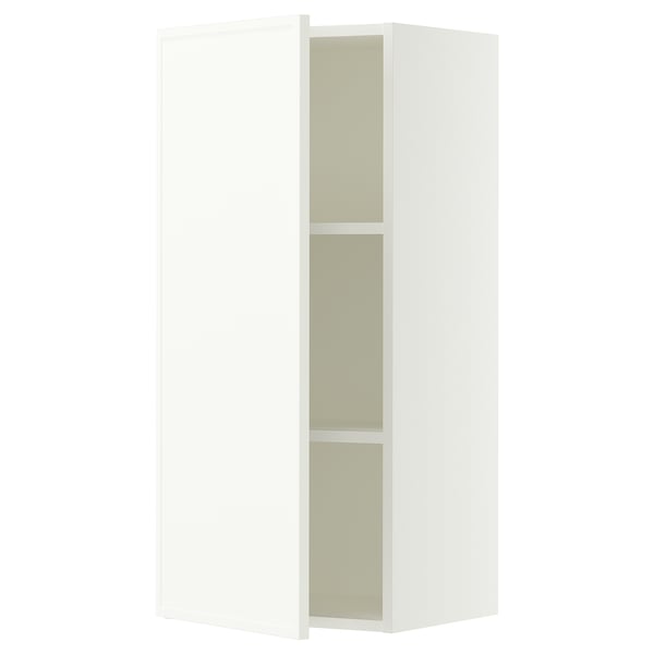 SEKTION Wall cabinet, white/Aspudden matte white, 18x15x40 "