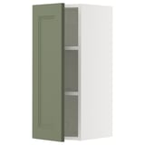 SEKTION Wall cabinet, white/Axstad gray-green, 12x15x30 "