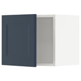 SEKTION Wall cabinet, white Axstad/matte blue, 18x15x15 "