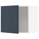 SEKTION Wall cabinet, white Axstad/matte blue, 24x15x20 "