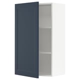 SEKTION Wall cabinet, white Axstad/matte blue, 24x15x40 "