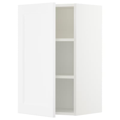 SEKTION Wall cabinet, white/Axstad matte white, 18x15x30 "