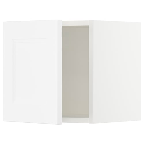 Ikea SEKTION white kitchen cabinet unit, rectangular, modern design.