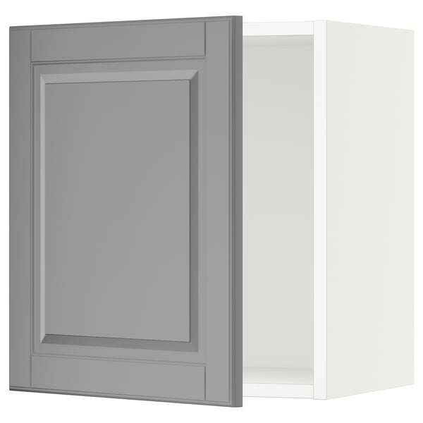 SEKTION Wall cabinet, white/Bodbyn gray, 18x15x20 "