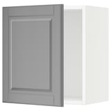SEKTION Wall cabinet, white/Bodbyn gray, 18x15x20 "