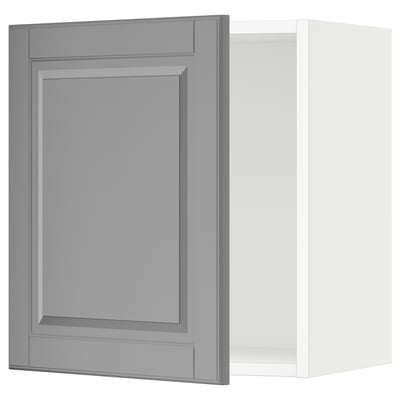 SEKTION Wall cabinet, white/Bodbyn gray, 18x15x20 "