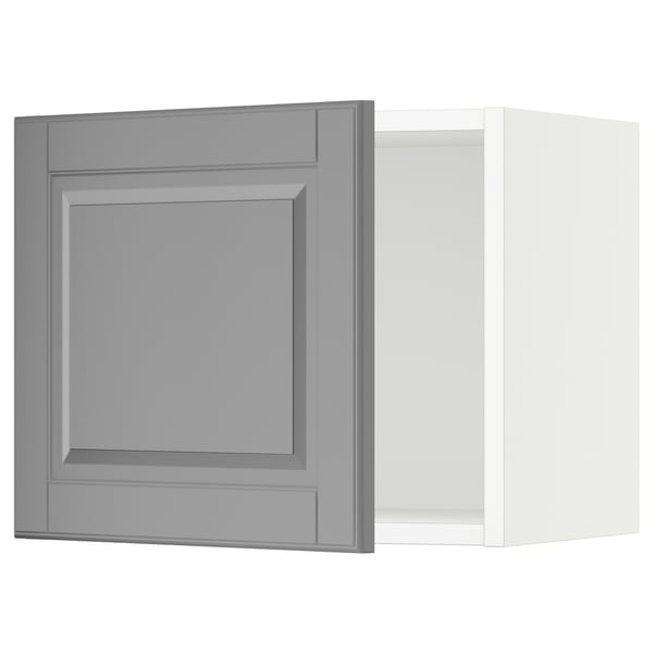 SEKTION Wall cabinet, white/Bodbyn gray, 18x15x15 "