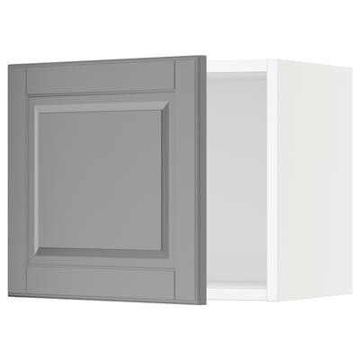 SEKTION Wall cabinet, white/Bodbyn gray, 18x15x15 "