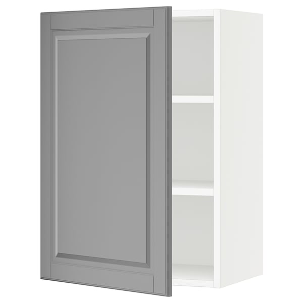 SEKTION Wall cabinet, white/Bodbyn gray, 21x15x30 "