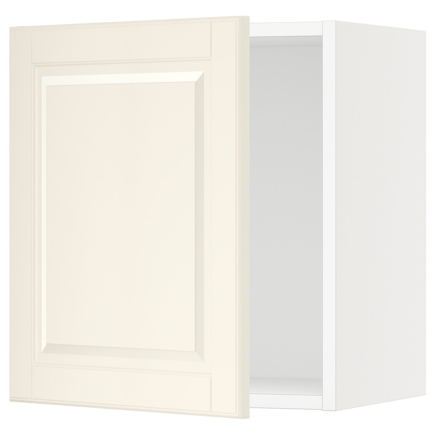 SEKTION wall cabinet, white/Bodbyn off-white, 18x15x20
