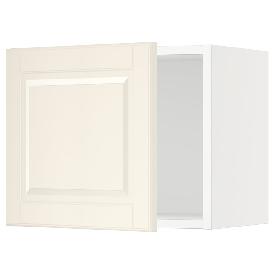 BODBYN Porte vitrée, blanc cassé, 40x100 cm