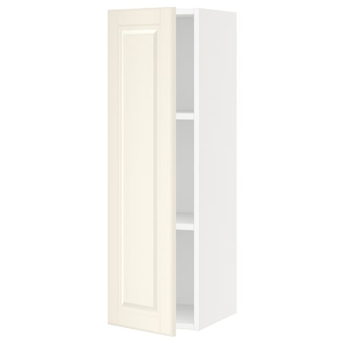 An off-white kitchen cabinet door from the SEKTION system, featuring a classic design with bevelled edges.