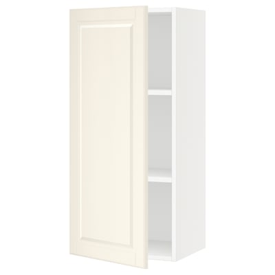 SEKTION Wall cabinet, white/Bodbyn off-white, 18x15x40 "
