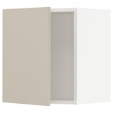 SEKTION Wall cabinet, white/Havstorp beige, 18x15x20 "