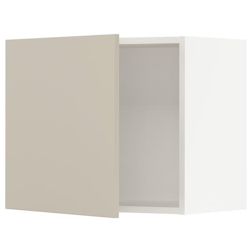 SEKTION kitchen cabinet in beige with smooth finish, rectangular shape and simple design.