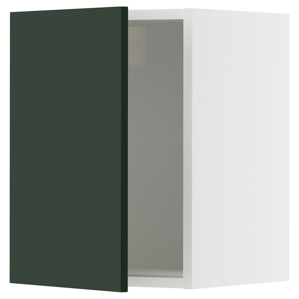 SEKTION Wall cabinet, white/Havstorp deep green, 15x15x20 "