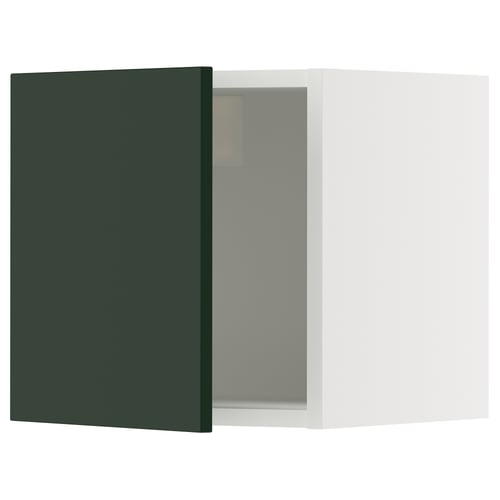 SEKTION kitchen cabinet with dark green havstorp door, modern design, square shape, acrylic paint finish.