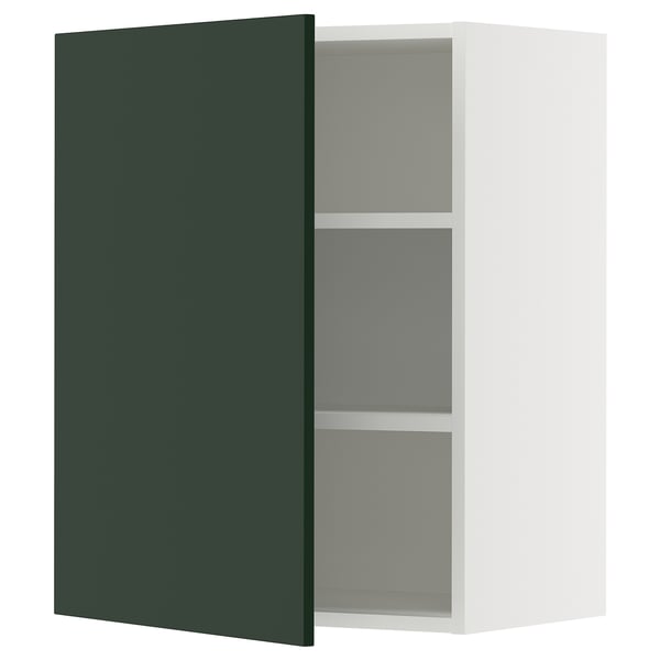 SEKTION Wall cabinet, white/Havstorp deep green, 24x15x30 "