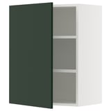 SEKTION Wall cabinet, white/Havstorp deep green, 24x15x30 "