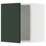 SEKTION Wall cabinet, white/Havstorp deep green, 18x15x20 "