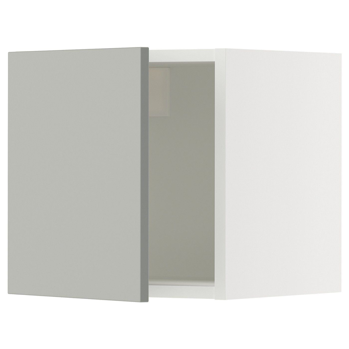 SEKTION wall cabinet, white/Havstorp light gray, 15x15x15