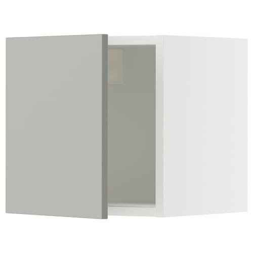 SEKTION Wall cabinet, white/Havstorp light gray, 15x15x15 "