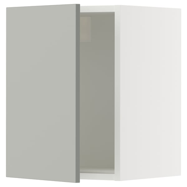 SEKTION Wall cabinet, white/Havstorp light gray, 15x15x20 "
