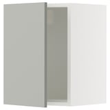 SEKTION Wall cabinet, white/Havstorp light gray, 15x15x20 "