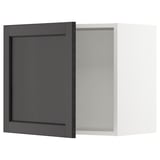 SEKTION Wall cabinet, white/Lerhyttan black stained, 24x15x20 "