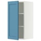 SEKTION Wall cabinet, white/Lerhyttan blue, 15x15x30 "