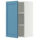 SEKTION Wall cabinet, white/Lerhyttan blue, 18x15x30 "