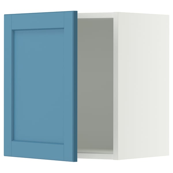 SEKTION Wall cabinet, white/Lerhyttan blue, 18x15x20 "