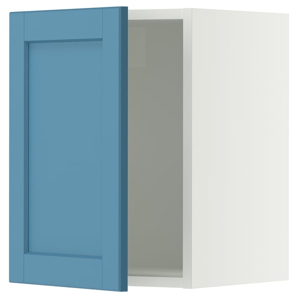 SEKTION Wall cabinet, white/Lerhyttan blue, 15x15x20 "