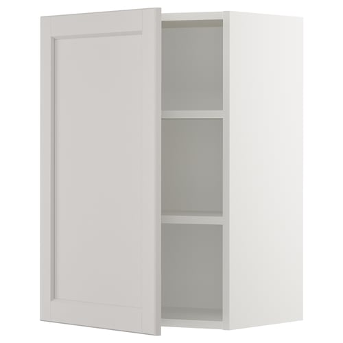 Ikea SEKTION white cabinet, minimalist design with adjustable shelves.