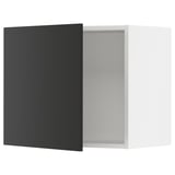 SEKTION Wall cabinet, white/Nickebo matte anthracite, 24x15x20 "