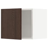 SEKTION Wall cabinet, white/Sinarp brown, 18x15x15 "
