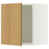 SEKTION Wall cabinet, white/Sinarp oak veneer, 18x15x20 "