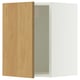 SEKTION Wall cabinet, white/Sinarp oak veneer, 15x15x20 "
