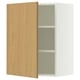 SEKTION Wall cabinet, white/Sinarp oak veneer, 24x15x30 "
