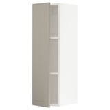SEKTION Wall cabinet, white/Stensund beige, 12x15x40 "